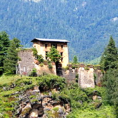 Drukgyel Dzong, Paro, Bhutan Drukgyel Dzong considered as the most beautiful and famous archaeological sites in Bhutan
