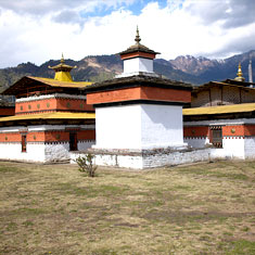 Jambey Lhakhang, Bumthang Jambey Lhakhang crowds gather to witness the ritualistic naked dance