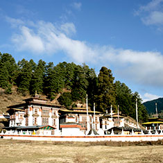 Kurje Lhakhang, Bumthang Kurje Lhakhang a very important monument in the history of Bhutan