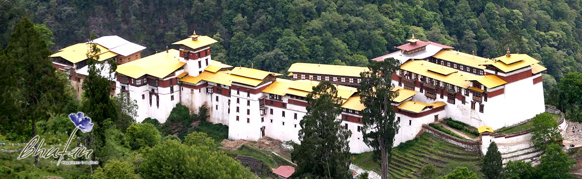 Trongsa Dzong view of Trongsa Dzong